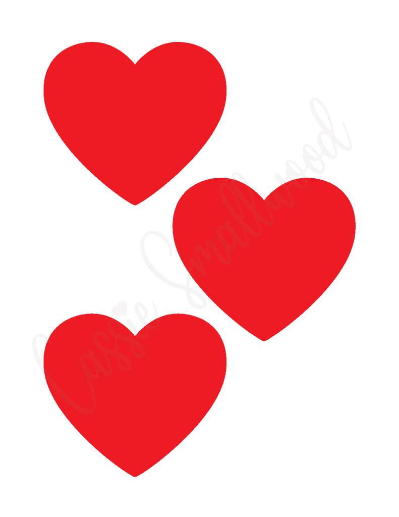 25 FREE Printable Heart Templates Small To Large Sizes Cassie Smallwood