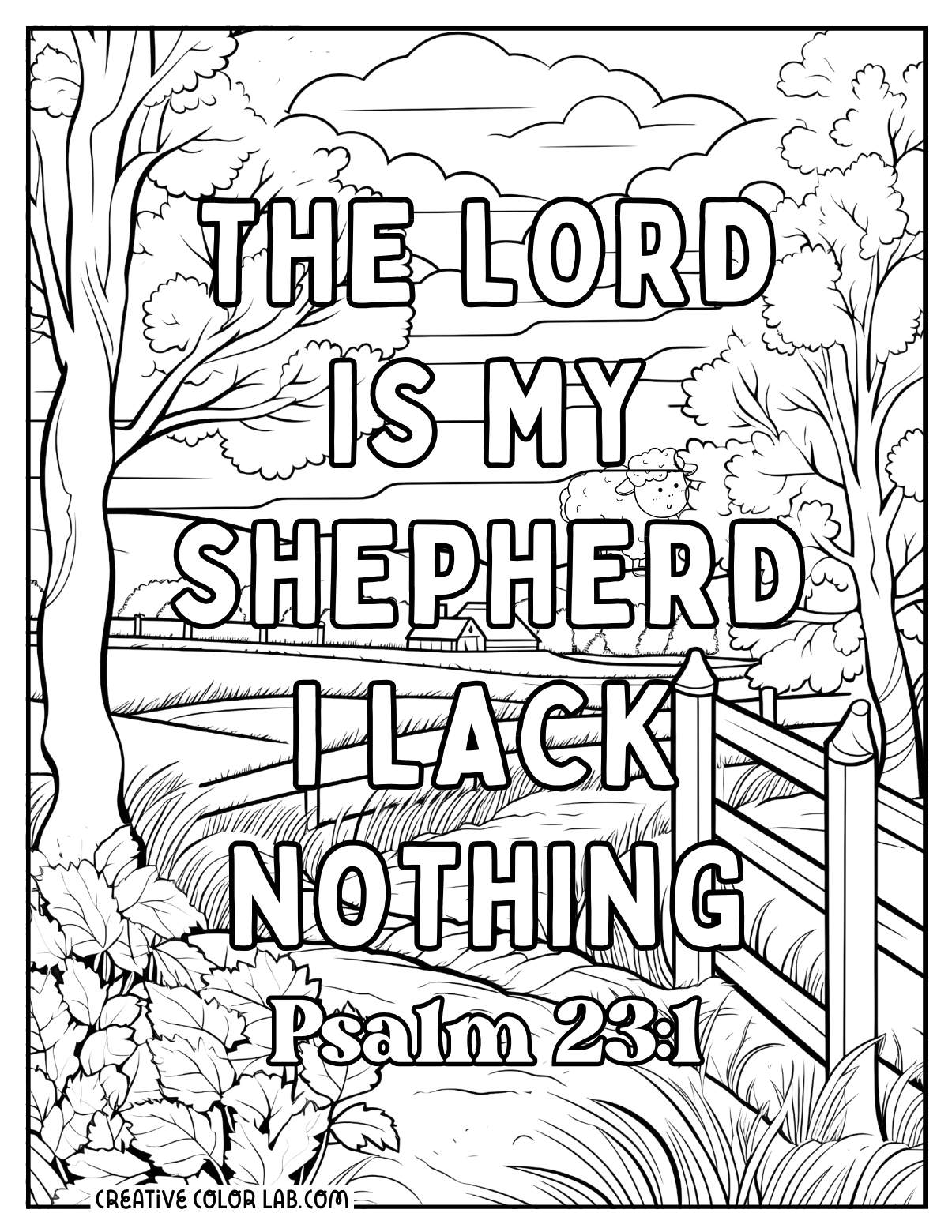 Printable Pages Of The Bible
