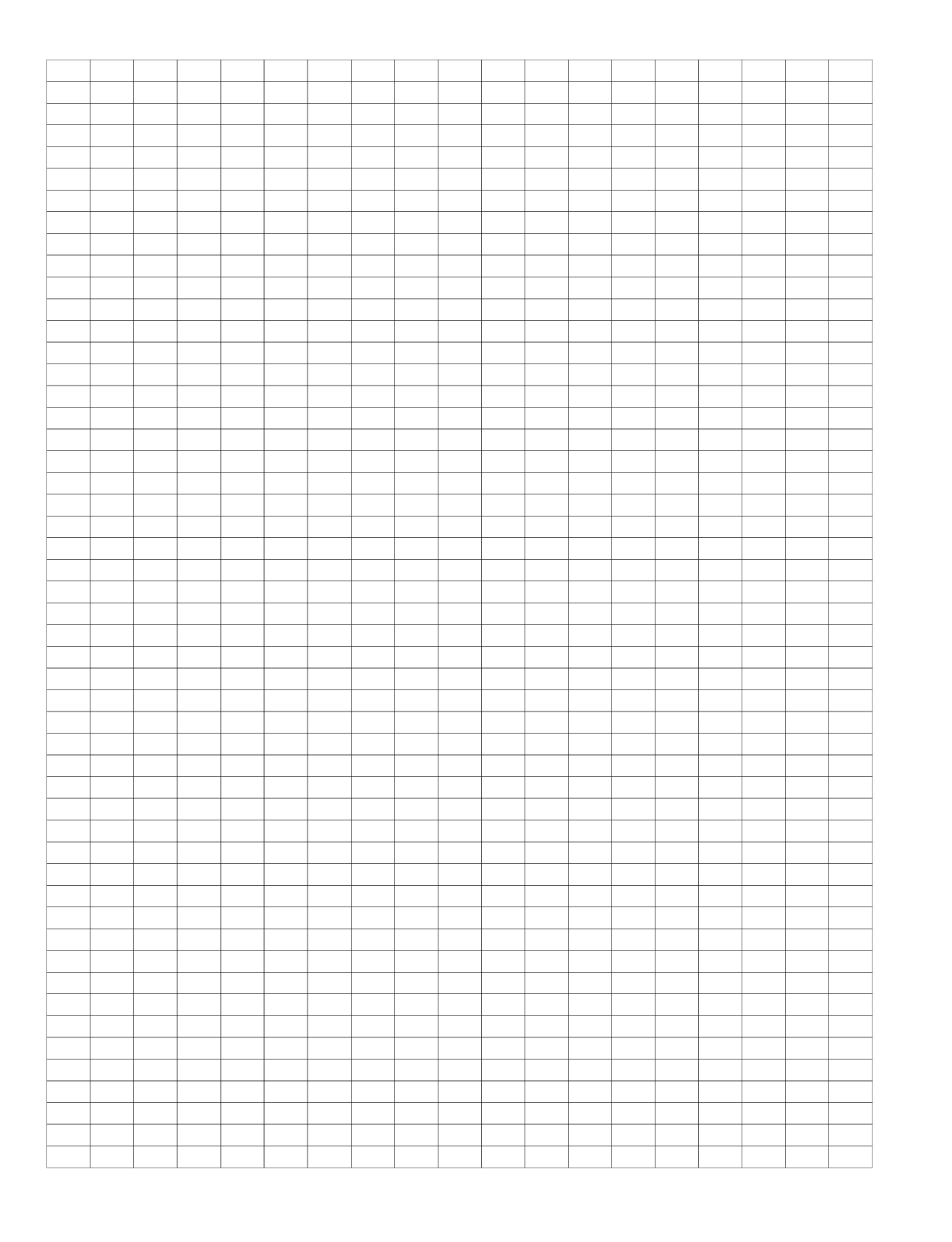Full Page Graph Paper Printable