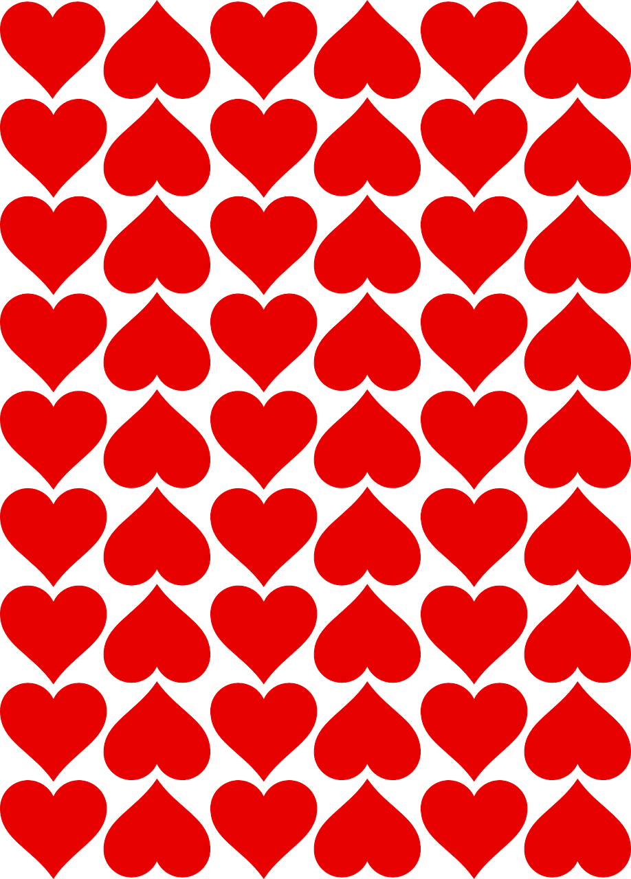 Download Hearts Tiles Valentines Royalty Free Vector Graphic Pixabay