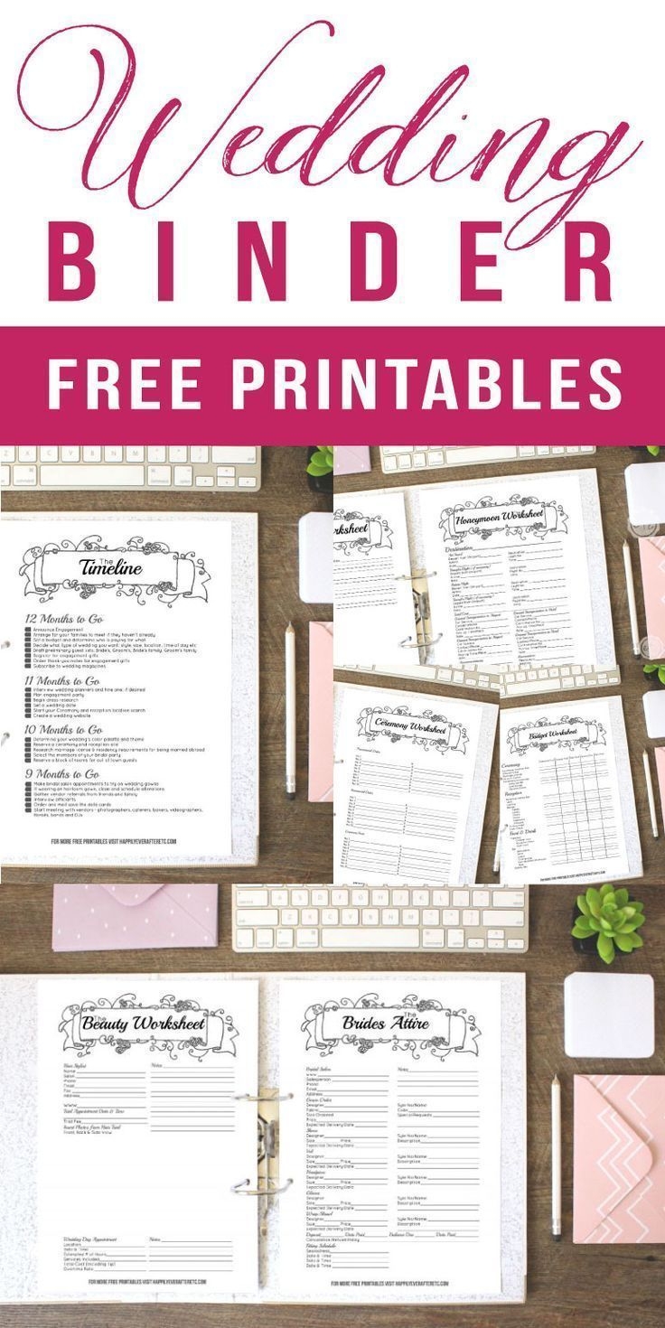 Get Your FREE Wedding Binder 