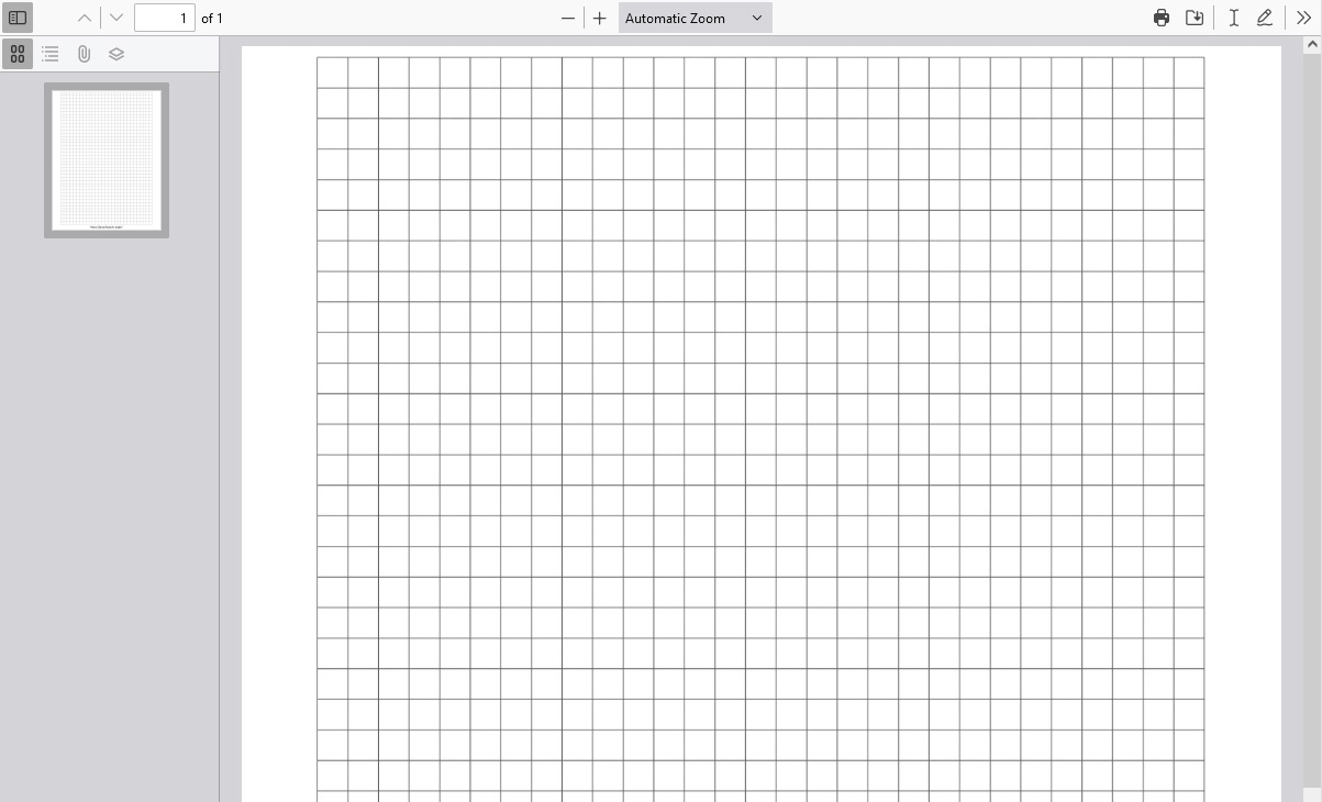 Graph Paper Printable Full Page