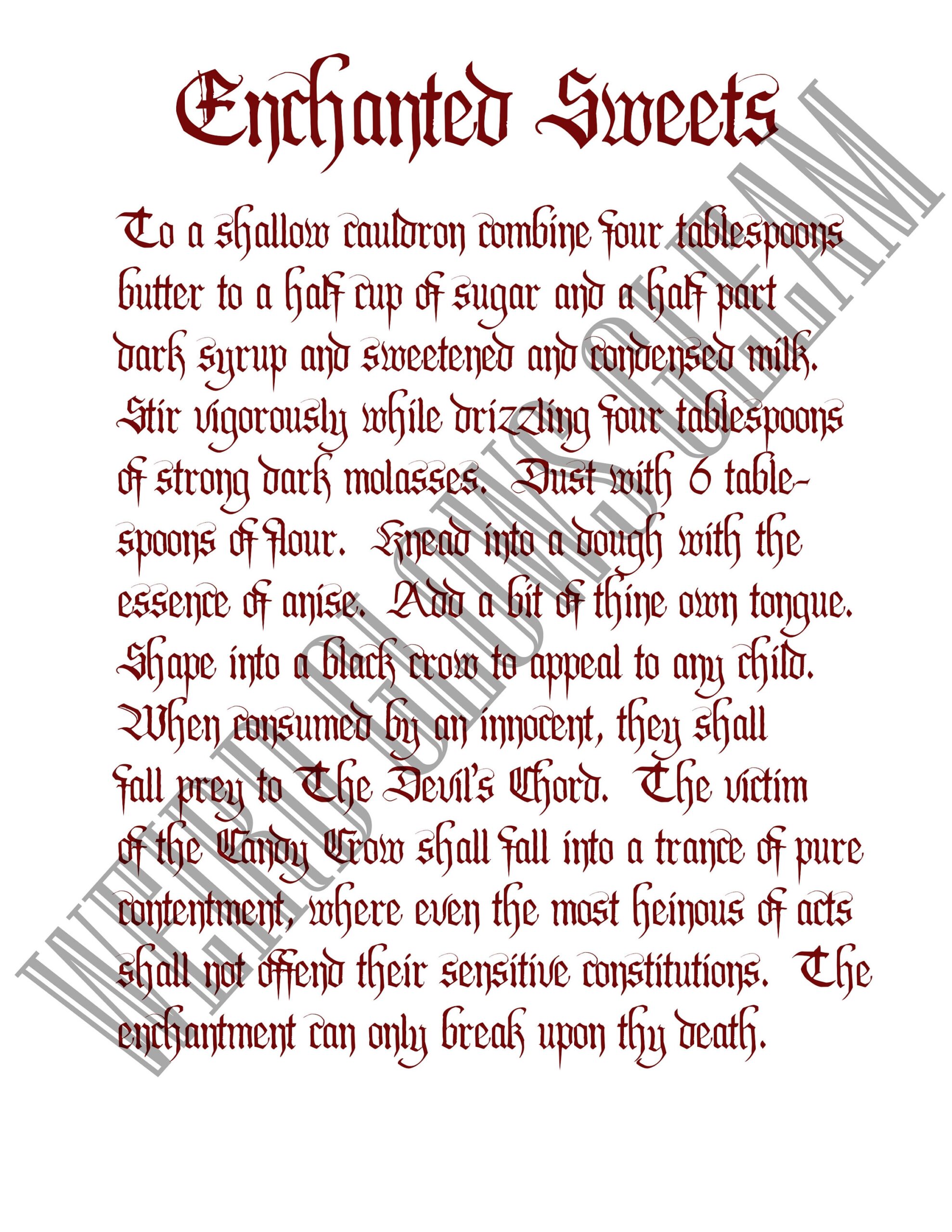 Hocus Pocus 30th Anniversary Printable Spell Book 160 Pages Digital Download Etsy New Zealand