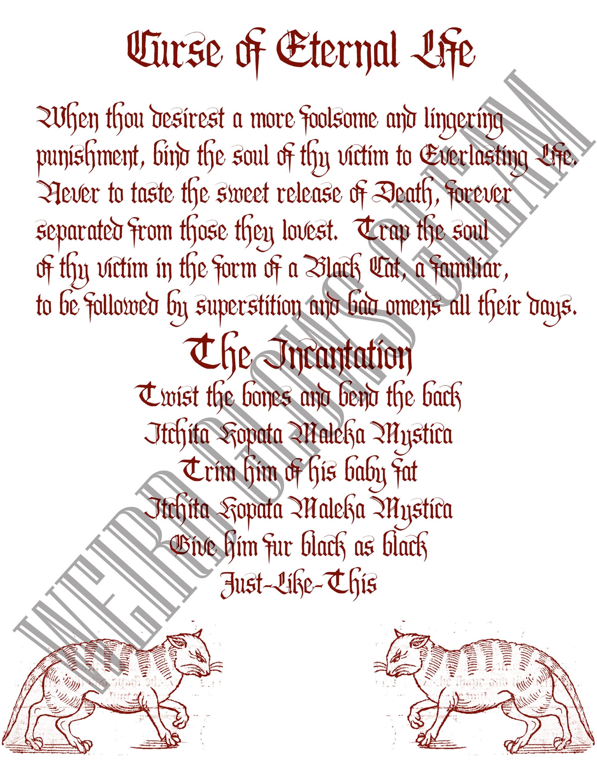 Hocus Pocus Spell Book Pages Volume 2 Etsy Israel