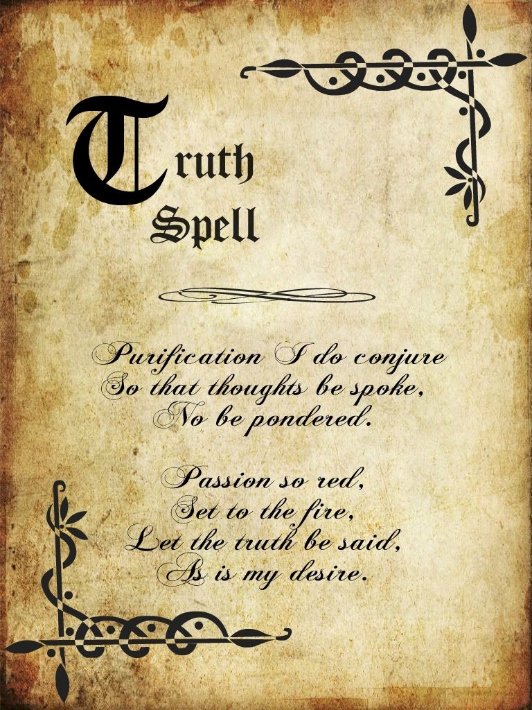 Free Printable Spell Book Pages