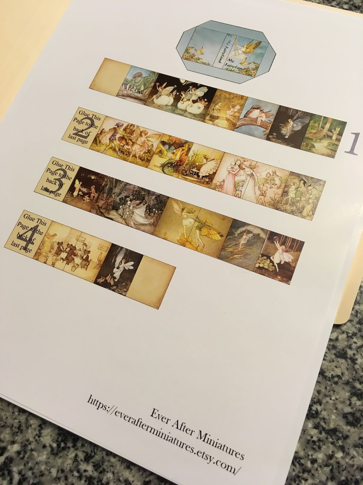 Readable Miniature Book Pages Printable